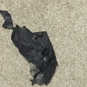 The non-poop Photo of a black gardening liner material